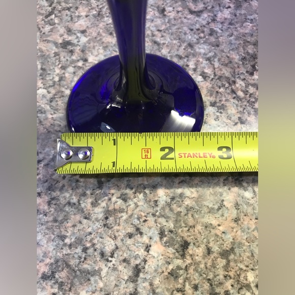 Pier 1 • Stylish Set of 2 Large Goblets in Royal Blue• Stemware Cold  Beverages - Picture 8 of 8